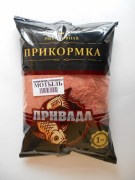 Прикормка зимняя  ПРИВАДА Активный кислород Мотыль (красный), 1кг (уп.12шт)